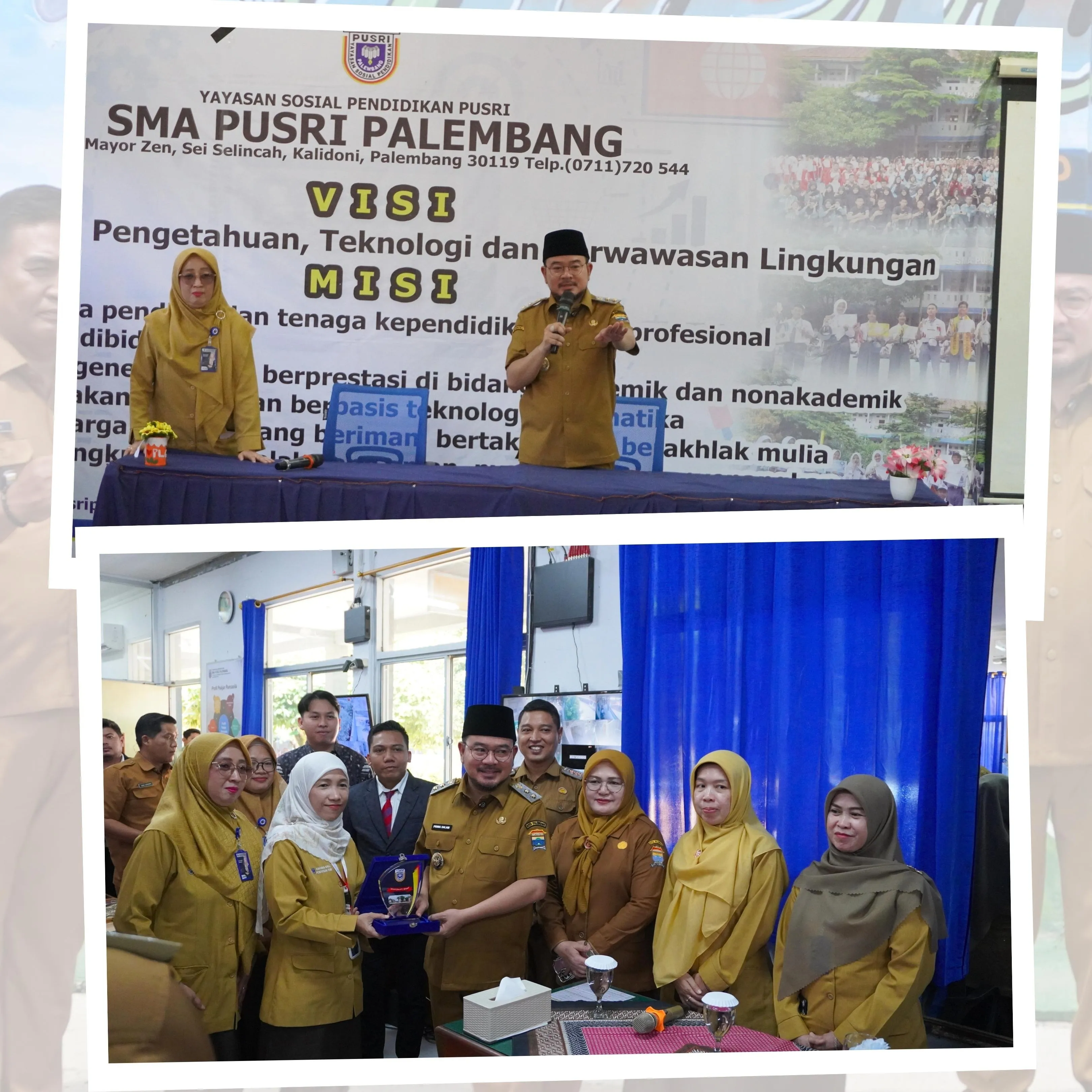 Kunjungan Wakil Walikota Palembang Bapak Prima Salam, S.H., M.M