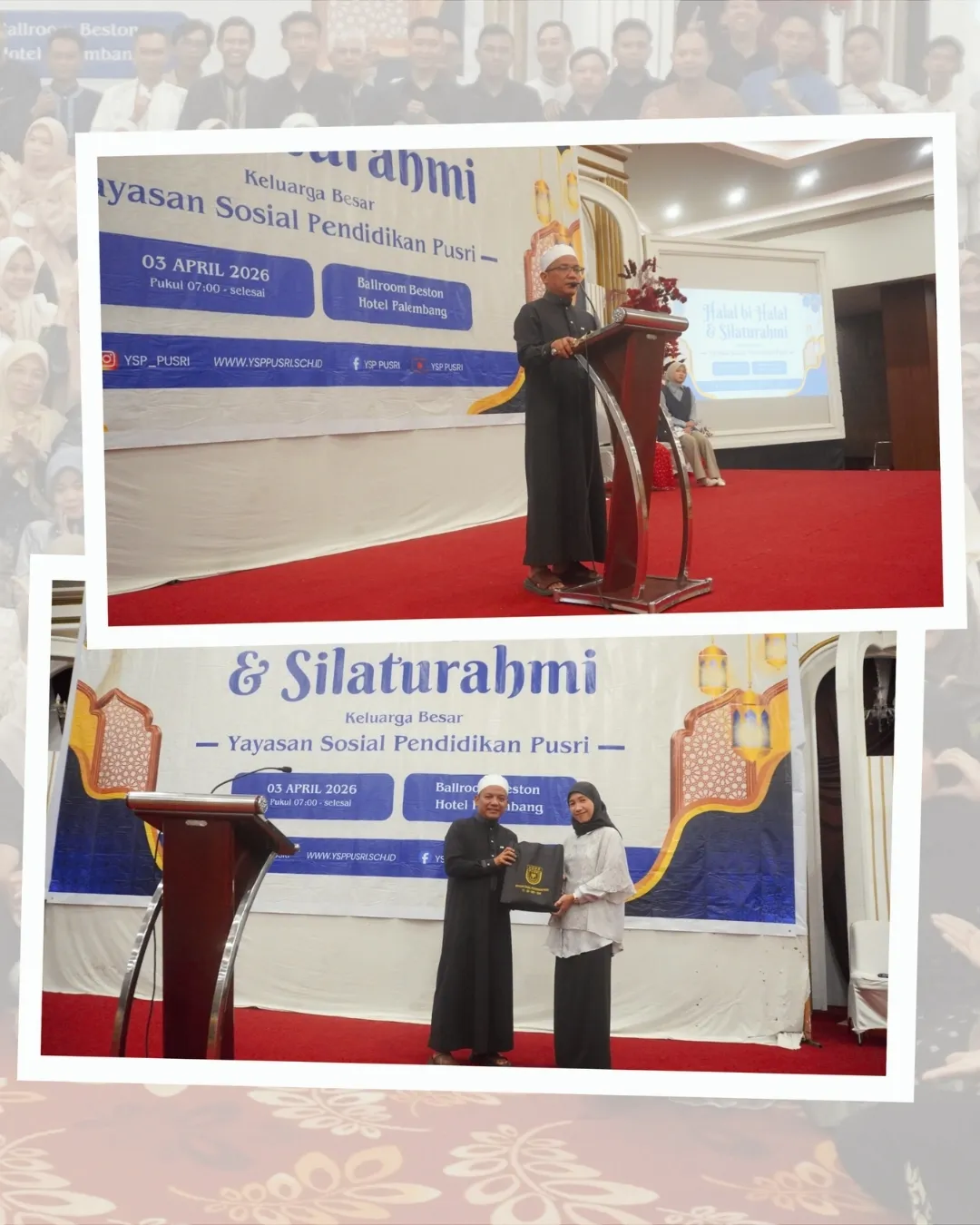 Halal bi halal & Silaturahmi Keluarga Besar Yayasan Sosial Pendidikan Pusri