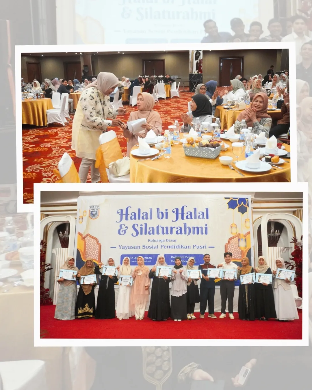 Halal bi halal & Silaturahmi Keluarga Besar Yayasan Sosial Pendidikan Pusri