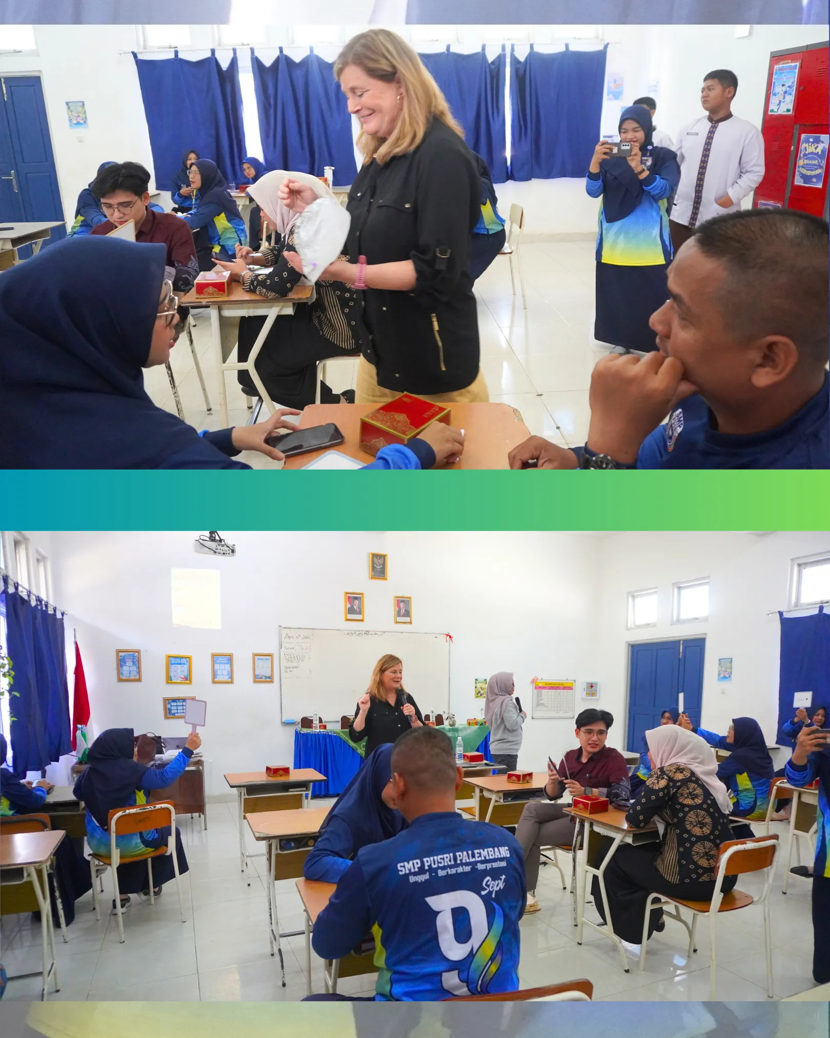 Sentuhan Global di Kelas Lokal: Profesor Colorado Bagikan Insight Pendidikan Inklusif di SMP Pusri