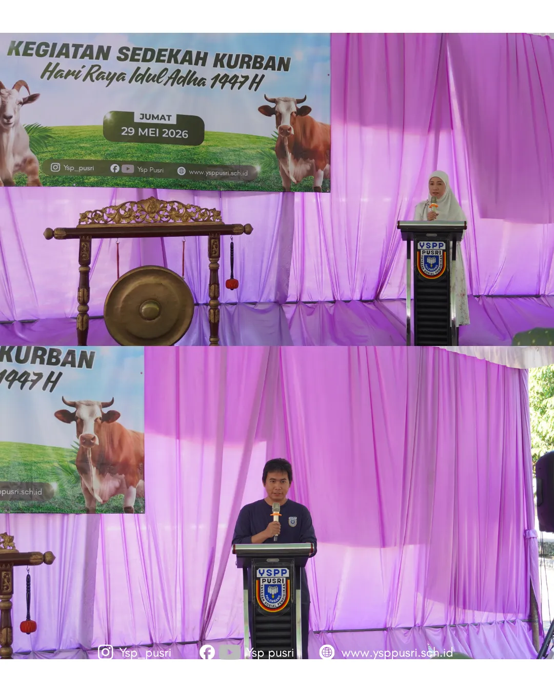 Kegiatan Sedekah Kurban Hari Raya Idul Adha 1447 H