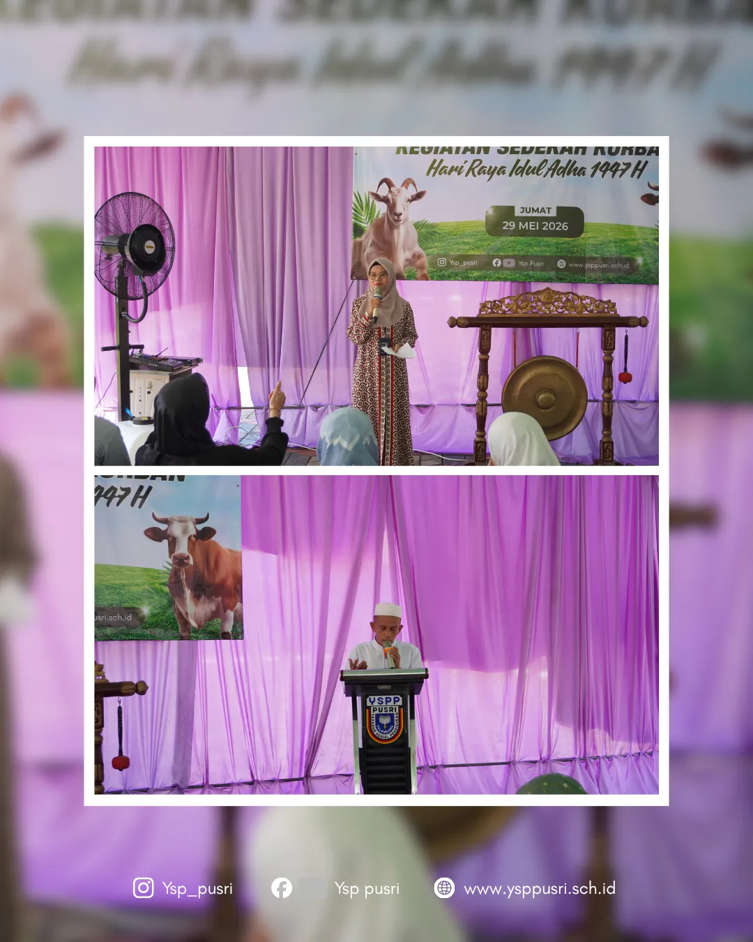 Kegiatan Sedekah Kurban Hari Raya Idul Adha 1447 H