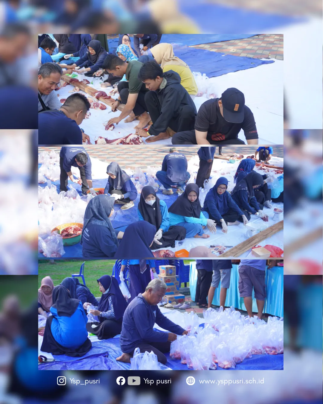Kegiatan Sedekah Kurban Hari Raya Idul Adha 1447 H