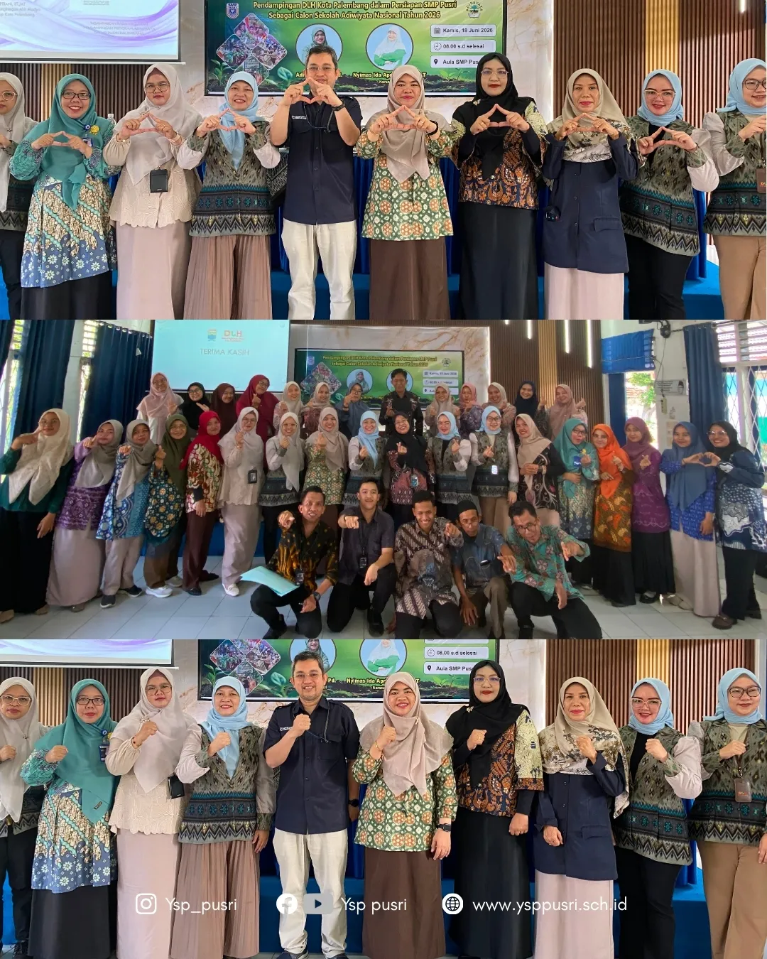 SMP Pusri Mantapkan Langkah Menuju Adiwiyata Nasional 2026