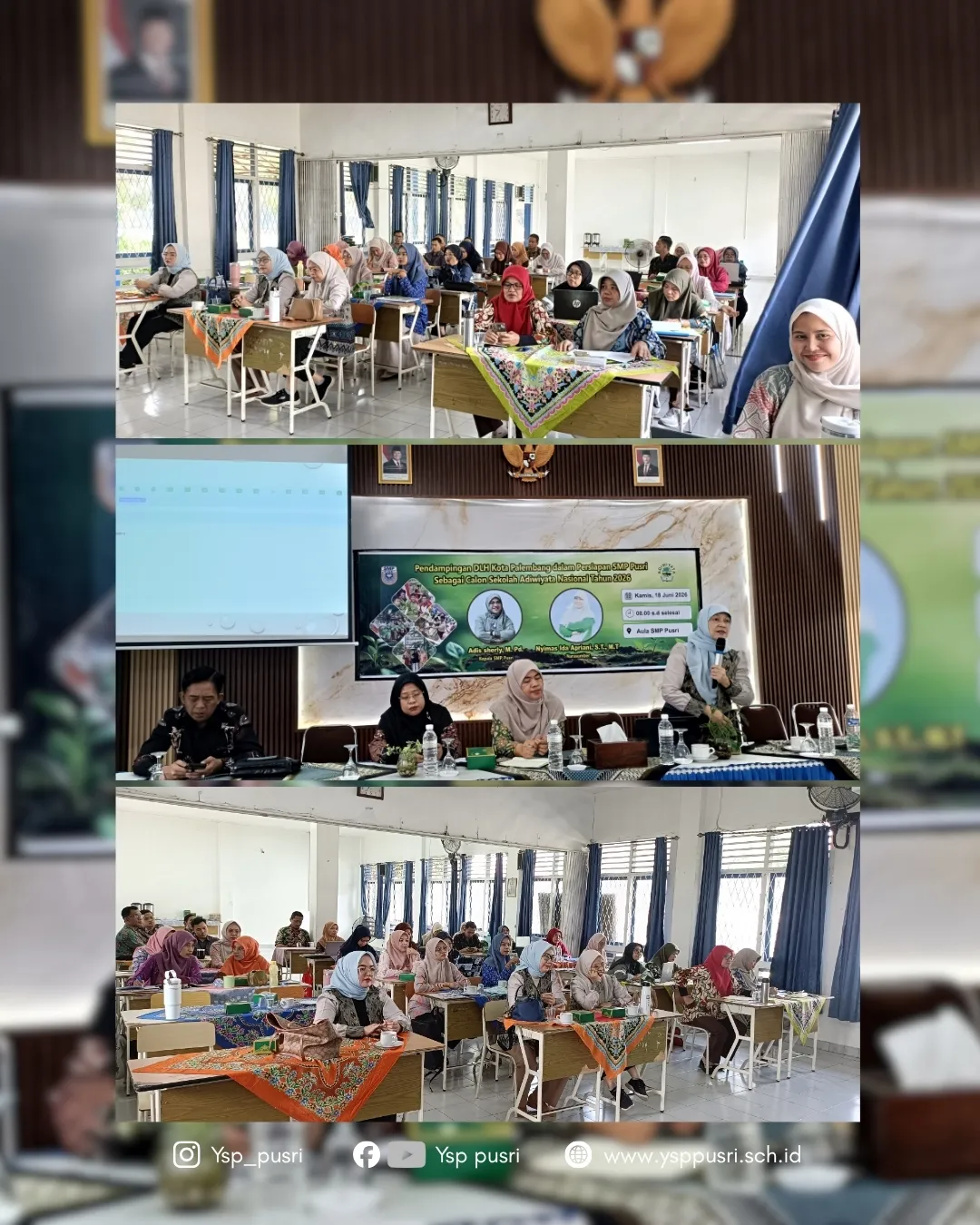 SMP Pusri Mantapkan Langkah Menuju Adiwiyata Nasional 2026