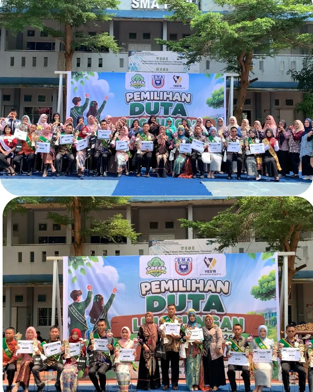 Selamat kepada para Duta Lingkungan SMA Pusri Palembang 2026