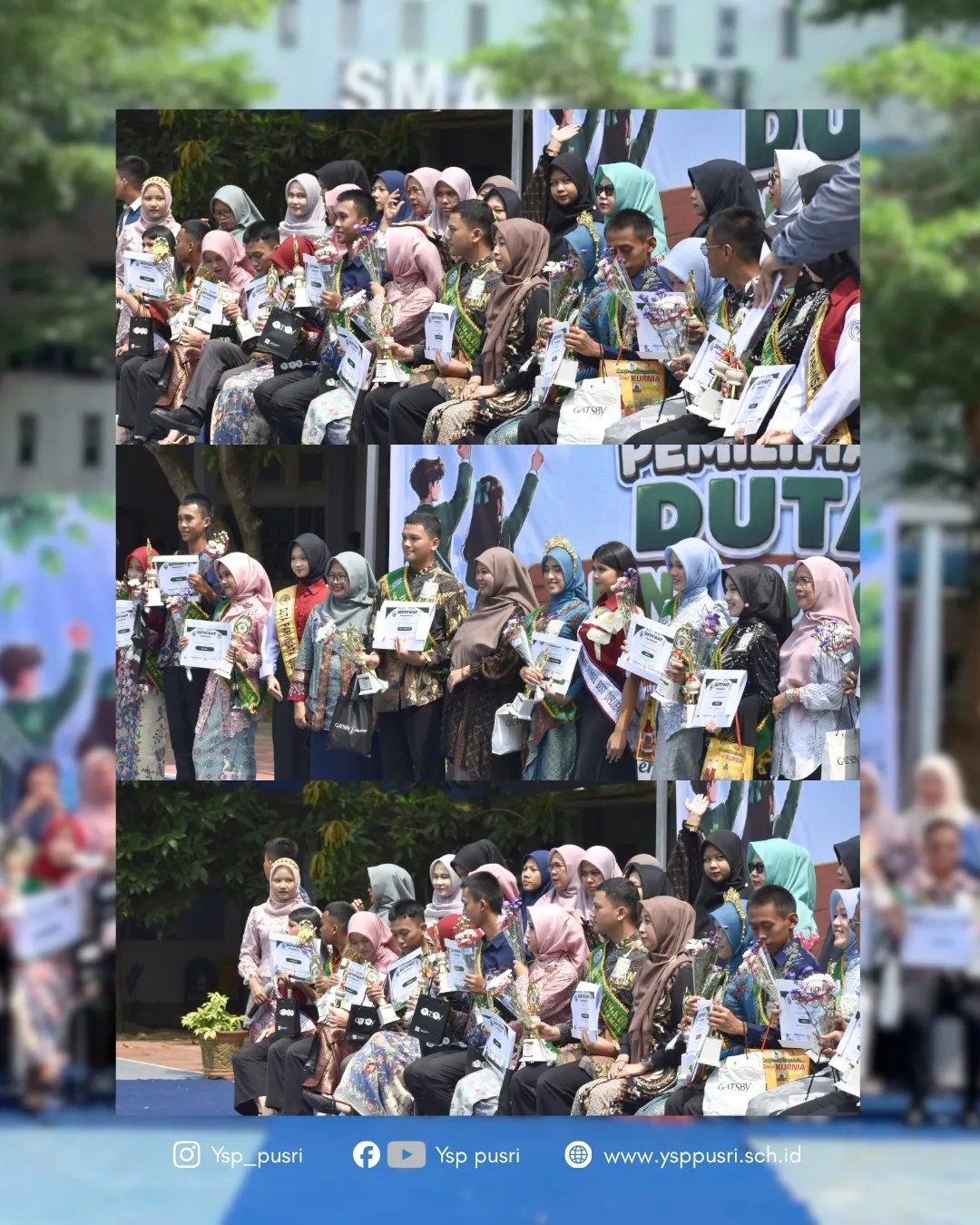 Selamat kepada para Duta Lingkungan SMA Pusri Palembang 2026
