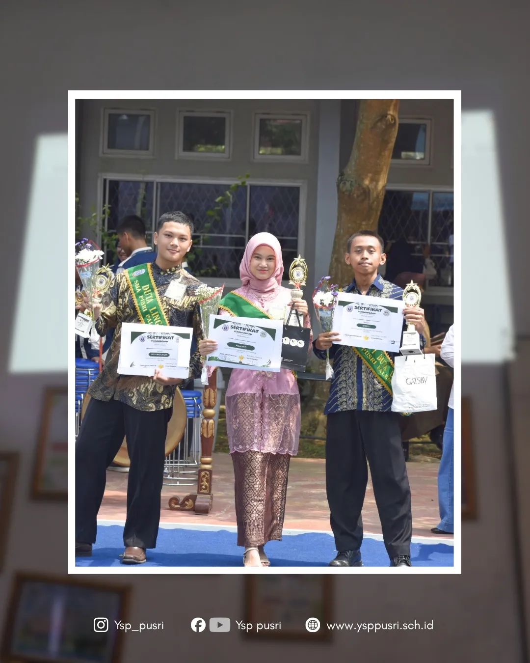 Selamat kepada para Duta Lingkungan SMA Pusri Palembang 2026