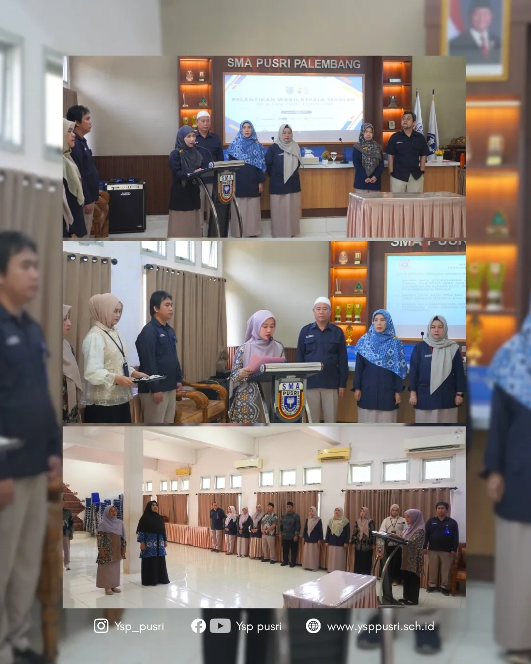 Pelantikan dan Serah Terima Jabatan Wakil Kepala Sekolah SD dan SMA Pusri