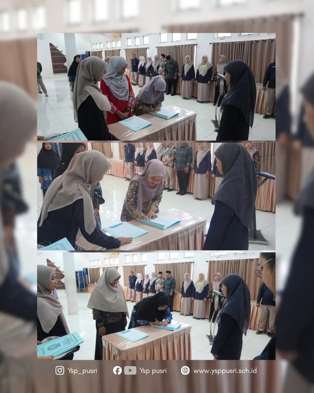 Pelantikan dan Serah Terima Jabatan Wakil Kepala Sekolah SD dan SMA Pusri
