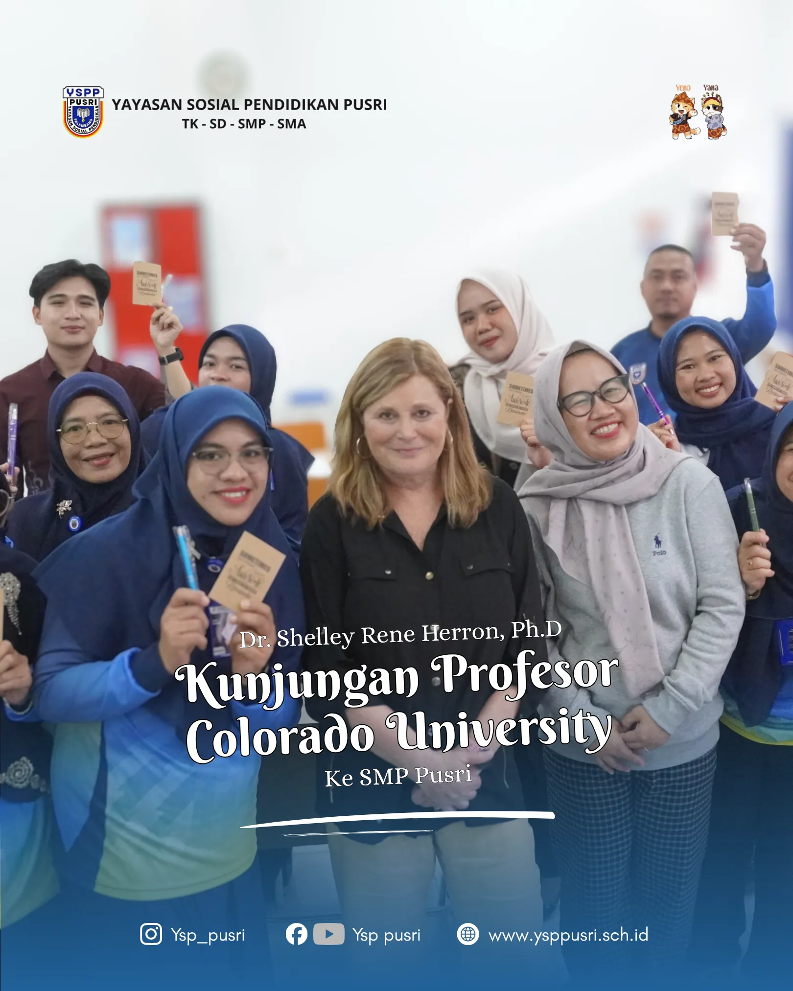 Sentuhan Global di Kelas Lokal: Profesor Colorado Bagikan Insight Pendidikan Inklusif di SMP Pusri