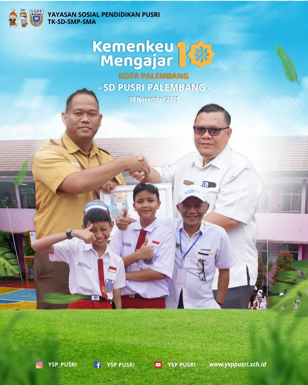 Kemenkeu Mengajar 2025 Hadir di SD Pusri Palembang: Tanamkan Semangat Cinta Negeri Sejak Dini