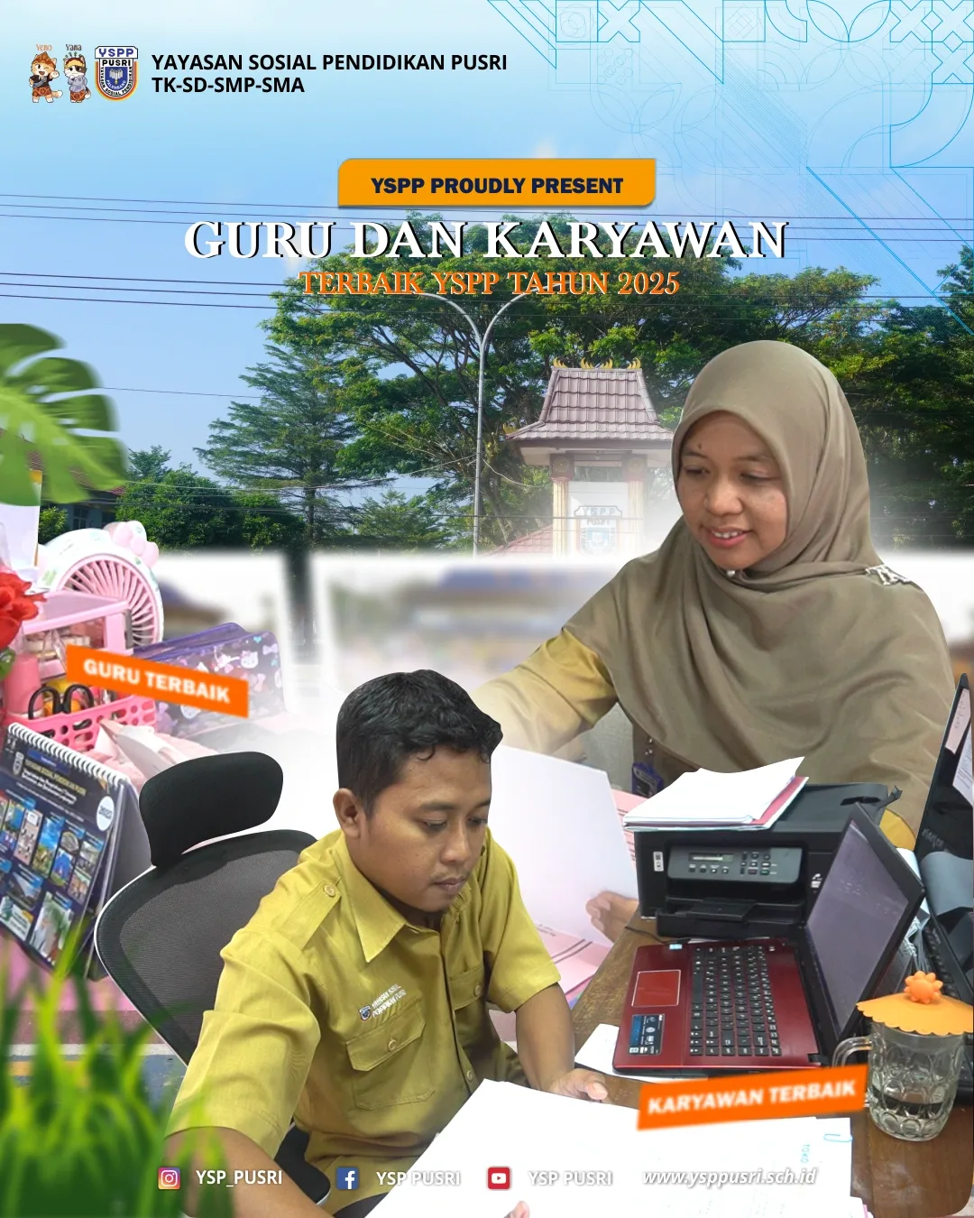 Guru Terbaik dan Karyawan Terbaik YSPP 2025