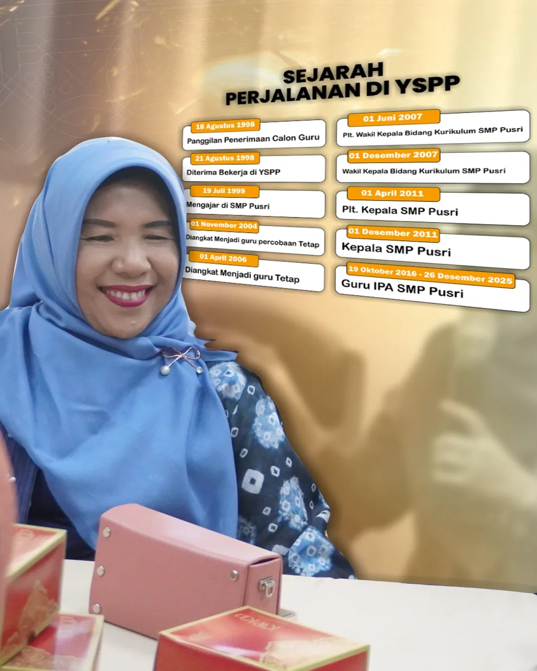 Purna Bakti Guru SMP Pusri