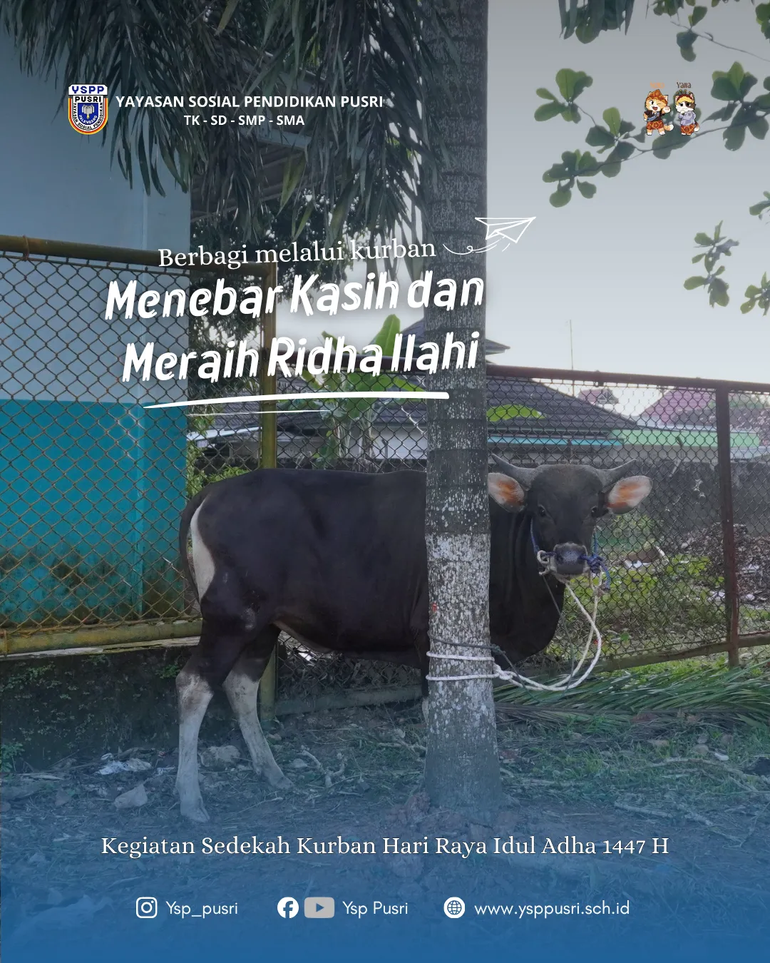 Kegiatan Sedekah Kurban Hari Raya Idul Adha 1447 H