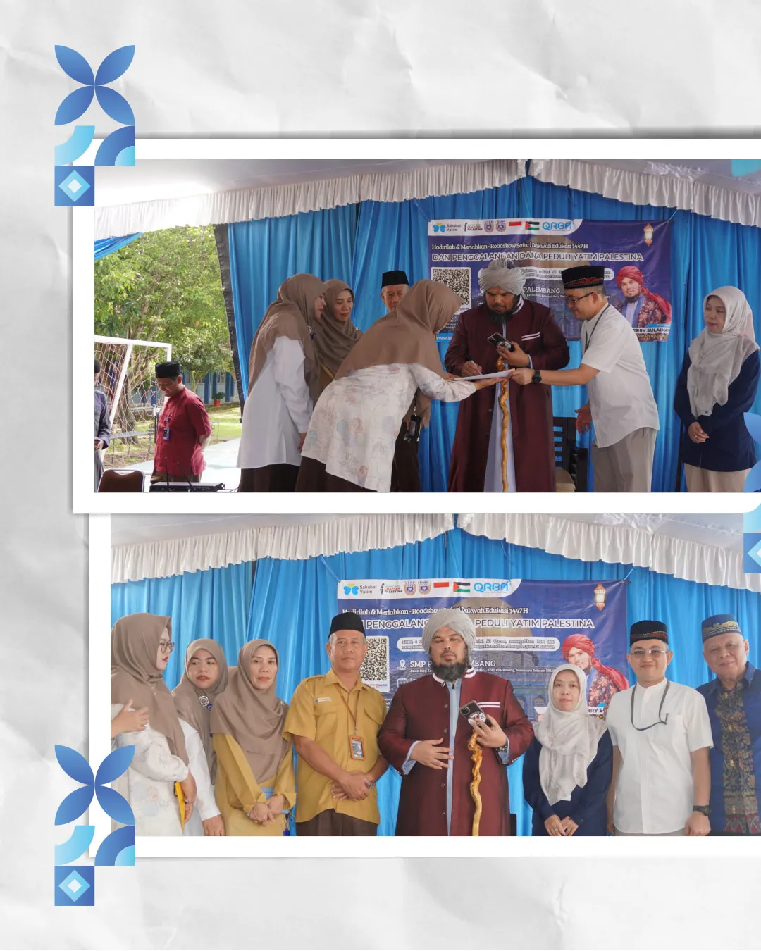 Safari Dakwah Ustadz Derry Sulaiman di SMP Pusri: Menguatkan Iman dan Karakter Generasi Muda