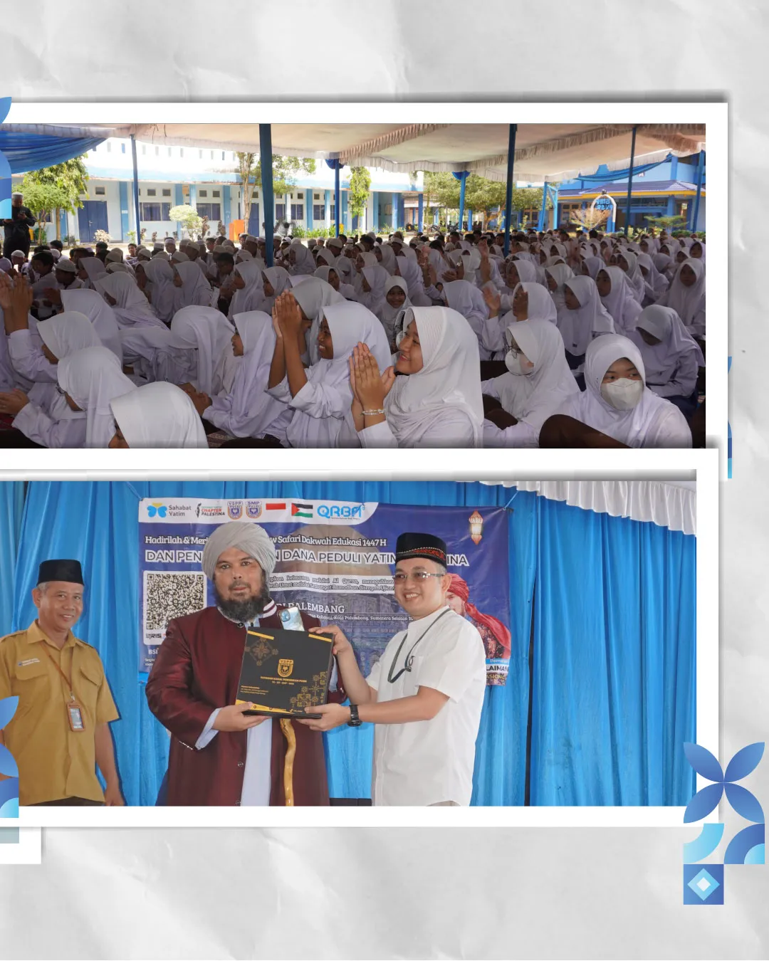 Safari Dakwah Ustadz Derry Sulaiman di SMP Pusri: Menguatkan Iman dan Karakter Generasi Muda